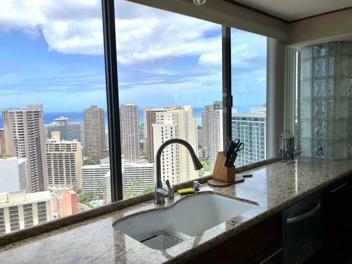 Hawaiian Monarch Penthouse 3Bedroom Honolulu 0*,  USA