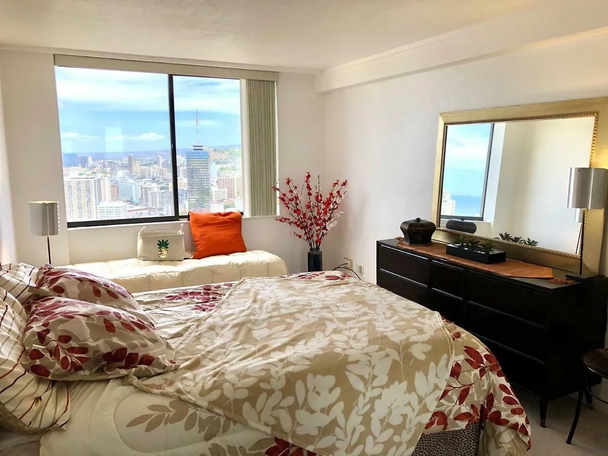 Hawaiian Monarch Penthouse 3Bedroom Honolulu Lejlighed