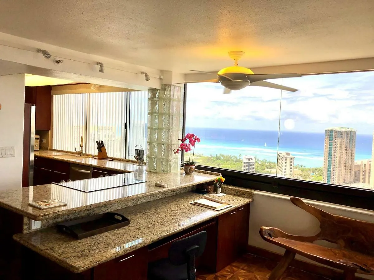 Hawaiian Monarch Penthouse 3Bedroom Honolulu 0*,